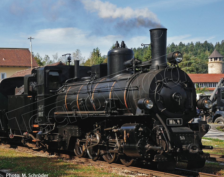 Roco 33273 Locomotiva A Vapore Mh.4, NÖVOG Scartamento Ridotto H0e ...