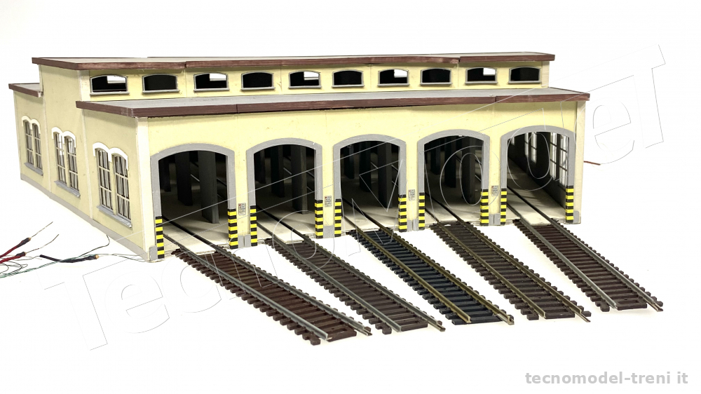 Tecnomodel 71829 Rimessa Locomotive FS Di Tipo Circolare Raggio Di ...